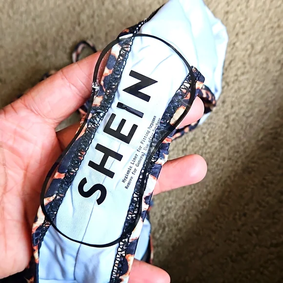 Leopard Drawstring Bikini Swimsuit (S & M) - Picture 4 of 9